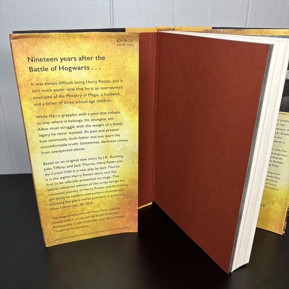 Harry Potter & The Cursed Child J. K. Rowling Hardcover First Edition/Printing
